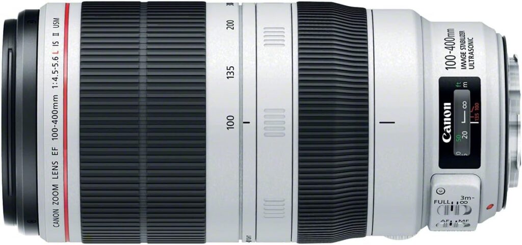 Canon EF 100-400mm f/4.5-5.6L is II USM Lens, Lens Only - recommended gear for Wildlife photography at nairobi np